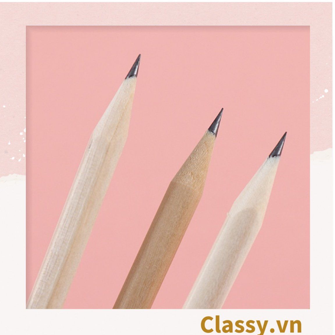  [GIAO HÀNG 7-25 NGÀY]COMBO 10 Bút Chì HB Lục Giác và tam giác Gỗ Thiên Nhiên PK652 