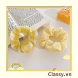  [GIAO HÀNG 7-3042 NGÀY]  Scrunchies buộc tóc  nhiều họa tiết; họa tiết trái cây nữ tính thanh lịch PK707-PK708 