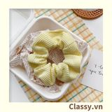  Scrunchies buộc tóc  nhiều họa tiết; họa tiết trái cây nữ tính thanh lịch PK707-PK708 