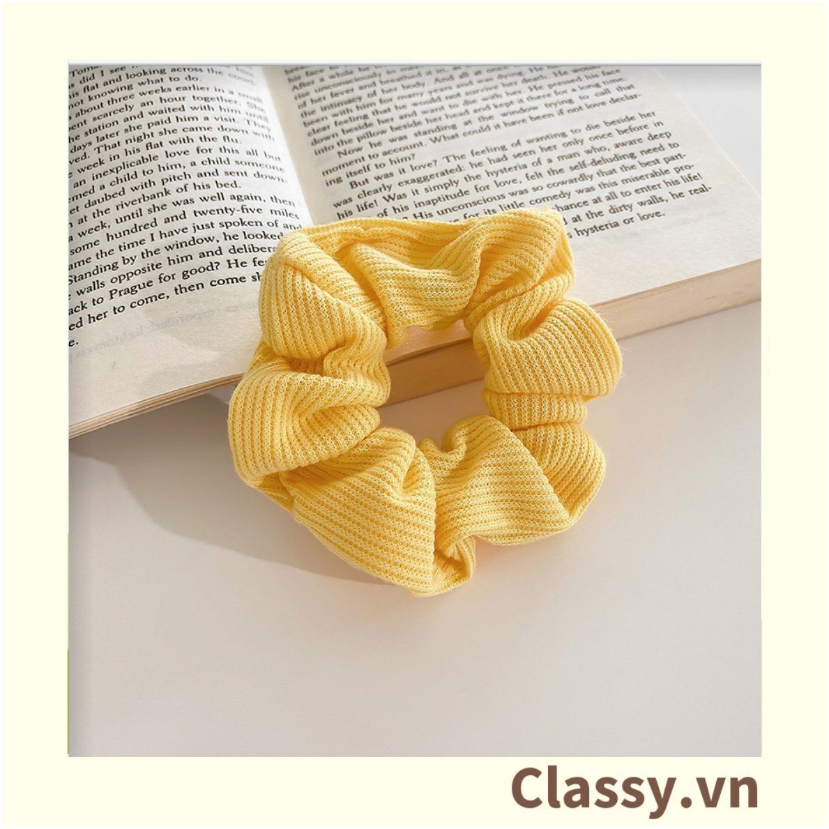  [GIAO HÀNG 7-3042 NGÀY]  Scrunchies buộc tóc  nhiều họa tiết; họa tiết trái cây nữ tính thanh lịch PK707-PK708 