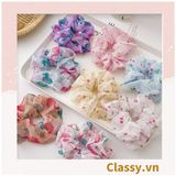  [GIAO HÀNG 7-3042 NGÀY]  Scrunchies buộc tóc  nhiều họa tiết; họa tiết trái cây nữ tính thanh lịch PK707-PK708 