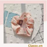  [GIAO HÀNG 7-3042 NGÀY]  Scrunchies buộc tóc  nhiều họa tiết; họa tiết trái cây nữ tính thanh lịch PK707-PK708 