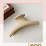  Kẹp tóc càng cua basic nữ đơn sắc, kiểu dáng thanh mảnh hàn quốc hot trend [PK715] 