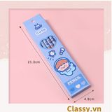  PK724 Bộ 06 bút chì HB nhiều màu tùy chọn cho học sinh/sinh viên; dùng viết lên sổ lưu bút, quà tặng, thiệp 