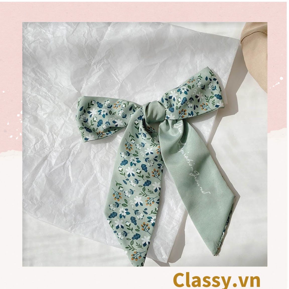  [GIAO HÀNG 7-19129 NGÀY]  PK740 Dây cột tóc hoặc băng đô cổ điển của cô gái Pháp thời trang ngọt ngào phong cách hàn quốc dành cho nữ 