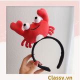  PK745 Cài tóc, băng đô, bờm tóc trùm qua đầu, nhiều hình dáng thú bông cute ngộ nghĩnh 