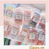  [GIAO HÀNG 7-25 NGÀY] PK775 Scrunchies buộc tóc nhiều họa tiết; vải voan nữ tính thanh lịch 