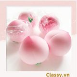  [GIAO HÀNG 7-25 NGÀY] PK777 Đồ chơi thú vị bằng silicon mô hình trái đào màu hồng y như thật giúp giải tỏa căng thẳng hiệu quả 