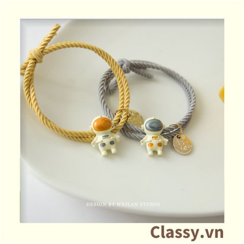 5 dây cột tóc đính hình phi hành gia ngộ nghĩnh PK780- phong cách Hàn Quốc 