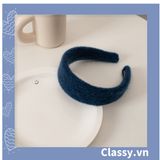  PK910 Băng đô cài tóc tông màu xanh dương nhiều màu kiểu xinh xắn thanh lịch 