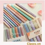 Bộ 6 màu Bút màu highlighter pastel, hỗ trợ học tập làm việc hiệu quả cho học sinh sinh viên nhân viên văn phòng 