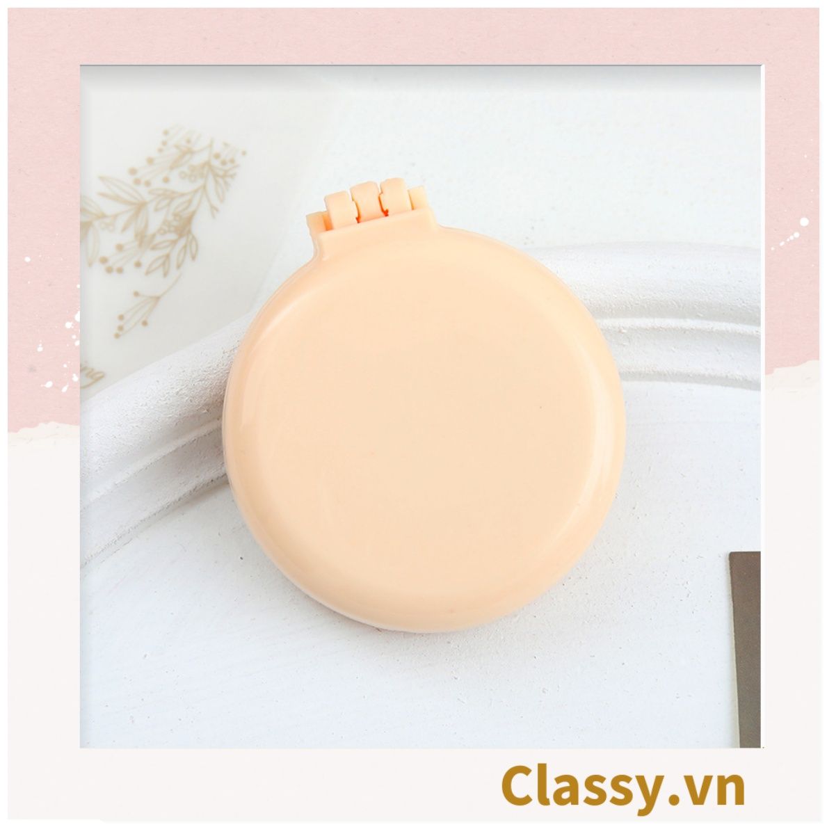  [GIAO HÀNG 7-25 NGÀY] COMBO 20 PK923 Lược Mini Có Thể Gấp Gọn Tích Hợp Gương Họa Tiết Hoạt Hình Đáng Yêu Độc Đáo 