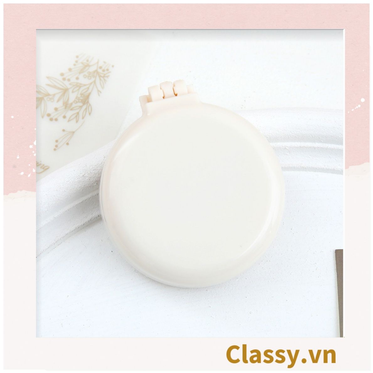  [GIAO HÀNG 7-25 NGÀY] COMBO 20 PK923 Lược Mini Có Thể Gấp Gọn Tích Hợp Gương Họa Tiết Hoạt Hình Đáng Yêu Độc Đáo 