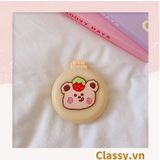  [GIAO HÀNG 7-25 NGÀY] COMBO 20 PK923 Lược Mini Có Thể Gấp Gọn Tích Hợp Gương Họa Tiết Hoạt Hình Đáng Yêu Độc Đáo 