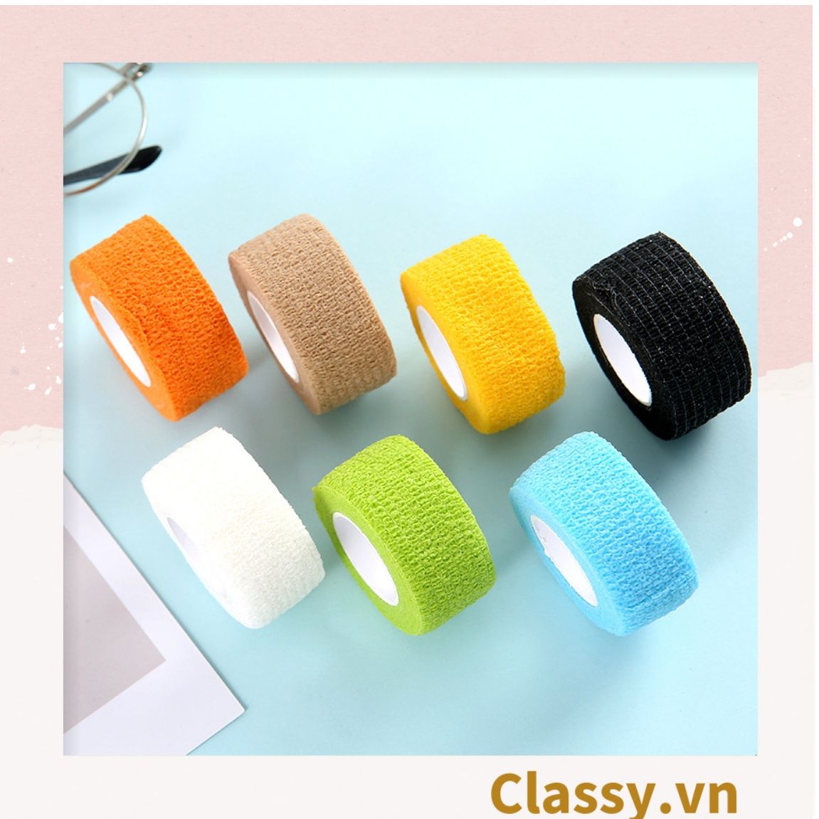 PK939 01 cuộn Băng dính washi tape họa tiết dễ thương hoạ tiết hấm ...