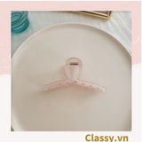  PK947 Kẹp càng cua kiểu mới; Tông màu hồng Họa tiết thạch jelly tông xanh thiên thanh thanh lịch nhiều kích thước 