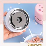  PK949 Máy Hút Bụi Mini Cầm Tay trơn màu, Không Dây Để Bàn Tiện Dụng dùng hút bụi bàn học, ô tô 