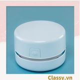  PK949 Máy Hút Bụi Mini Cầm Tay trơn màu, Không Dây Để Bàn Tiện Dụng dùng hút bụi bàn học, ô tô 