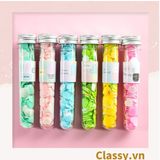  [GIAO HÀNG 7-25 NGÀY]  COMBO 50 Xà phòng giấy tạo bọt hình bông hoa tiện dụng mang theo du lịch, đi ngoài trời 