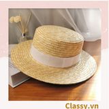  [GIAO HÀNG 7-25 NGÀY] Nón cói vành ngắn làm từ chất liệu sợi giấy thân thiện với môi trường (2 loại) PK986 