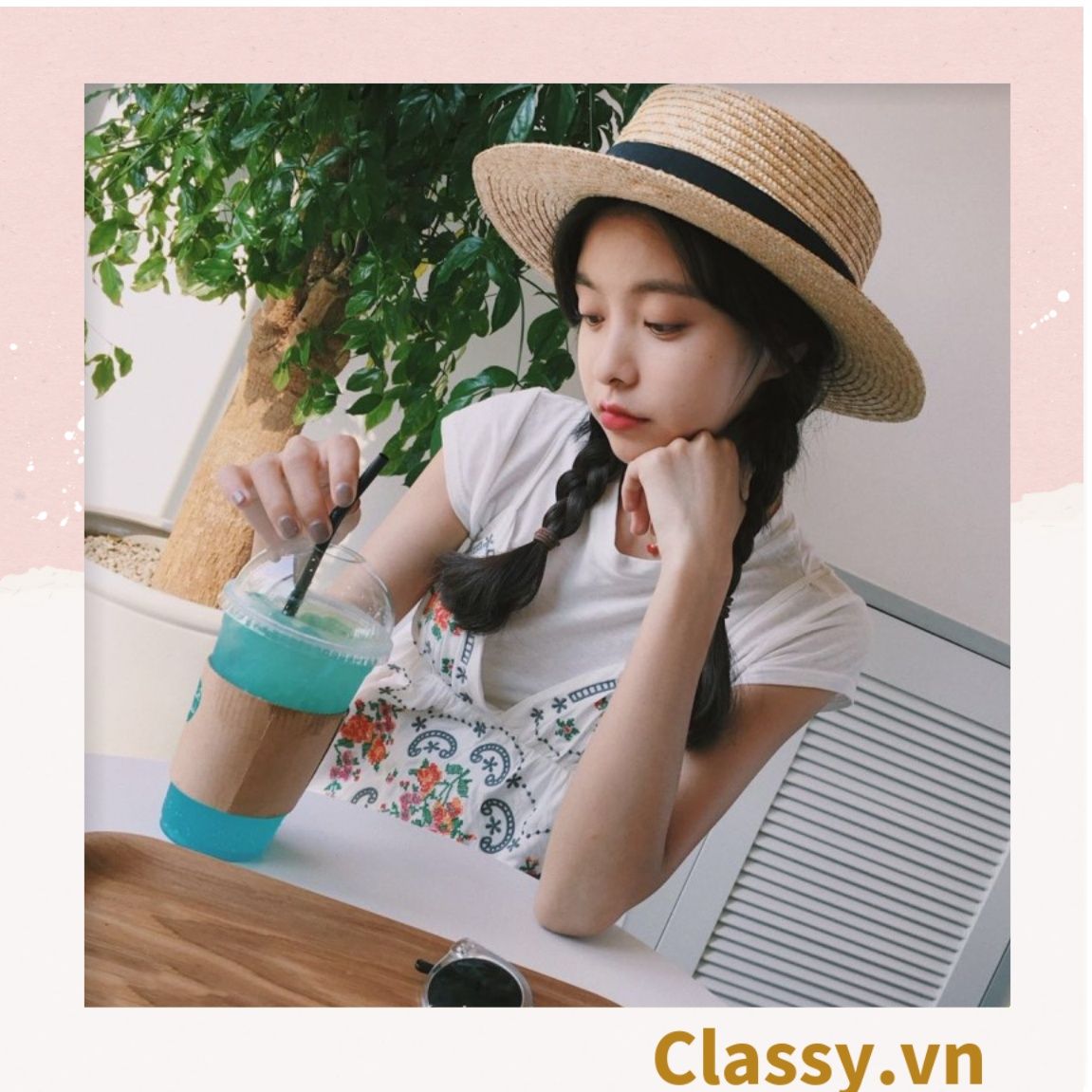  [GIAO HÀNG 7-25 NGÀY] Nón cói vành ngắn làm từ chất liệu sợi giấy thân thiện với môi trường (2 loại) PK986 