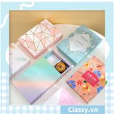  [GIAO HÀNG 7-15234 NGÀY]  Túi giấy hộp giấy đựng bánh 22 X 15 X 5.1 CM âm dương chia 06 ngăn bằng giấy kraft làm quà tặng sang trọng, lịch sự Q1067 