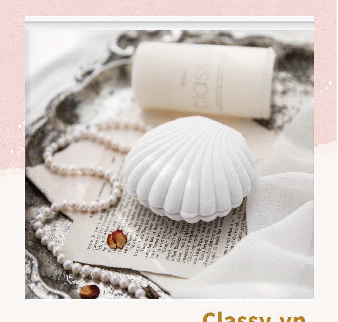  [GIAO HÀNG 7-25 NGÀY]  Hộp đựng nhẫn, đựng trang sức hình ngôi sao sang trọng Q1306 