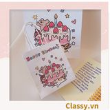  [GIAO HÀNG 7-25 NGÀY] Túi giấy kraft kích thước 26 X 21 X 11 CM có quai xách, nhiều hình nhiều kích cỡ lựa chọn Q1352 