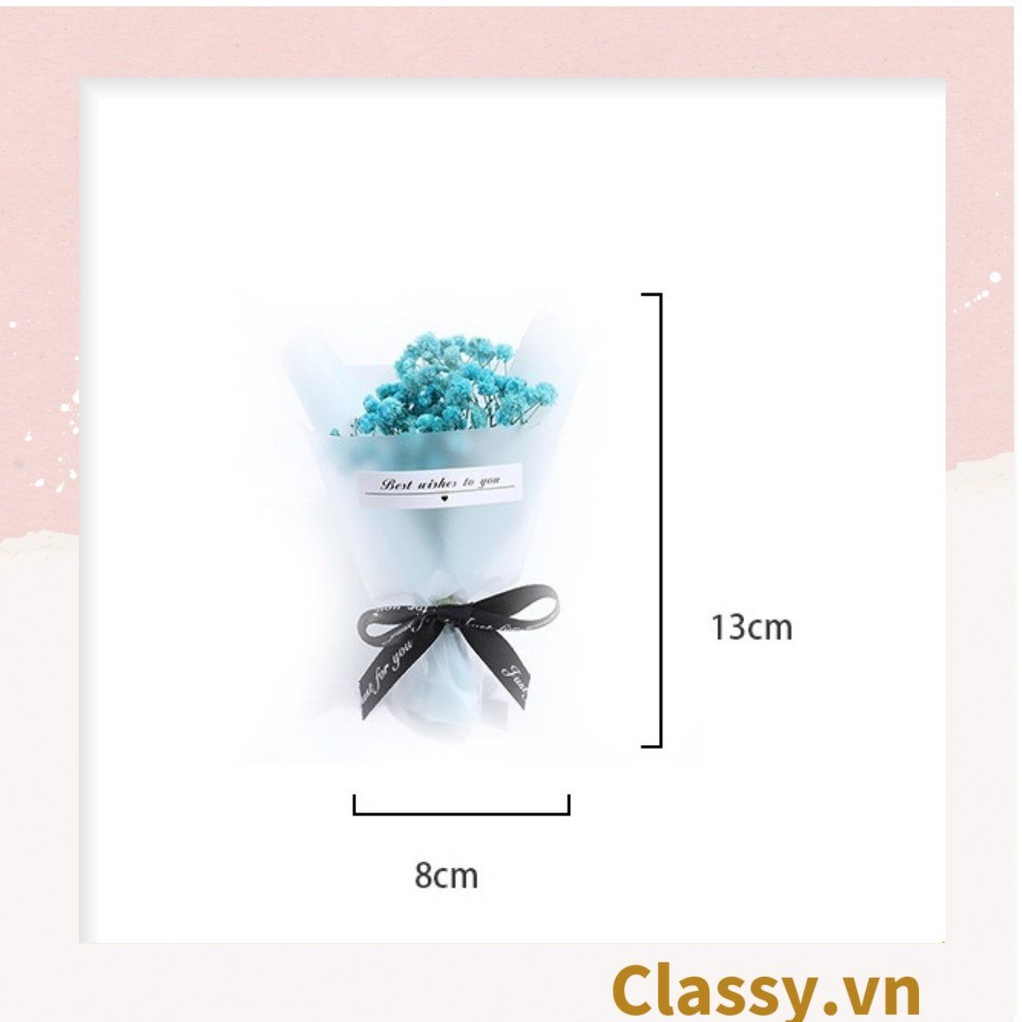  [GIAO HÀNG 7-25 NGÀY] 100 Bó hoa khô mini Classy nhiều màu sắc dùng làm quà tặng, đồ trang trí Q1361 
