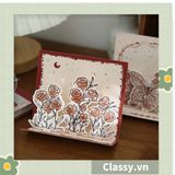  Thiệp in nổi 3D phong cách vintage cổ điển Q1367 
