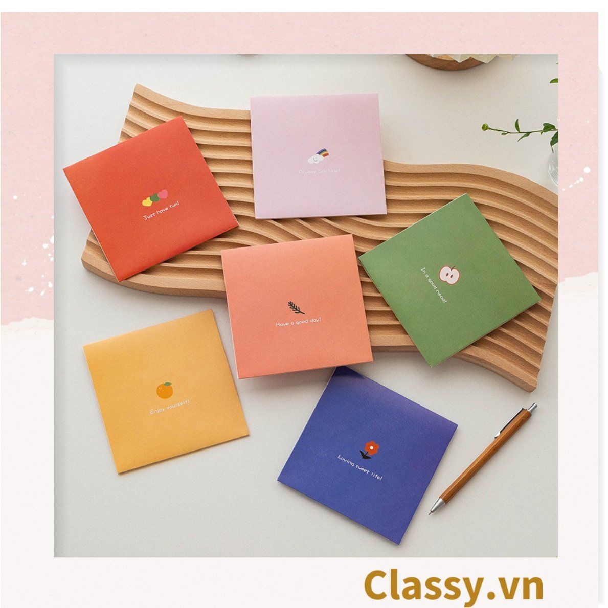  Classy Thiệp in nổi 3D hình con vật với họa tiết pastel, giấy cứng cáp chất lượng cao Q1373 