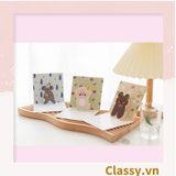  Thiệp in nổi 3D hình con vật với họa tiết pastel, giấy cứng cáp chất lượng cao Q1373 