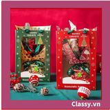  Túi giấy hồng trong suốt kích thước 25x15x35CM dùng làm quà tặng Q1404 