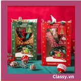  Classy Túi giấy hồng trong suốt kích thước 25x15x35CM dùng làm quà tặng Q1404 