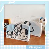  [GIAO HÀNG 7-25 NGÀY] Classy Túi quà tặng hình bé cún dễ thương 32x11x20.8CM, có quai xách tiện lợi Q1552 