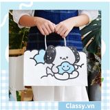  [GIAO HÀNG 7-25 NGÀY] Classy Túi quà tặng hình bé cún dễ thương 32x11x20.8CM, có quai xách tiện lợi Q1552 