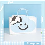  [GIAO HÀNG 7-25 NGÀY] Classy Túi quà tặng hình bé cún dễ thương 32x11x20.8CM, có quai xách tiện lợi Q1552 