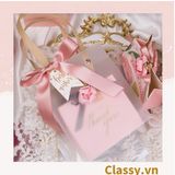  [GIAO HÀNG 7-25 NGÀY] Classy Túi quà tặng, túi quai xách nhựa trong suốt nhiều kích cỡ Q1593 