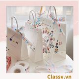  Classy Ruy băng vải dài 1m, chất liệu dày dặn, họa tiết dễ thương Q1636 