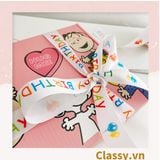  Classy Ruy băng vải dài 1m, chất liệu dày dặn, họa tiết dễ thương Q1636 