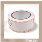  [GIAO HÀNG 7-24 NGÀY]  120 miếng Nhãn dán hộp sticker Kích thước 2.5 X 7.5 CM giấy C bóng họa tiết vintage dùng để trang trí, niêm phong Q1703 