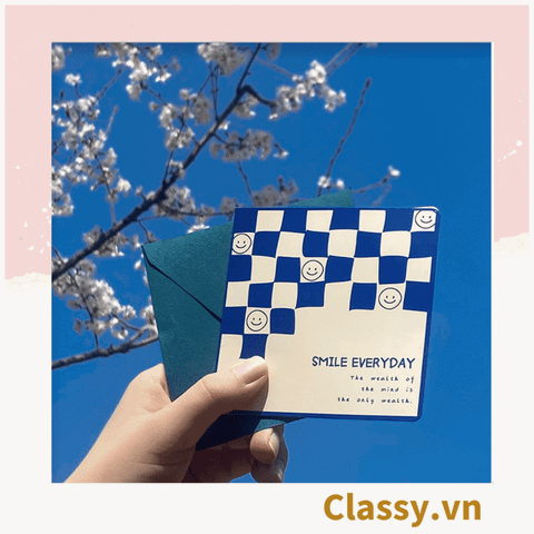  [GIAO HÀNG 7-25 NGÀY] Thiệp cute chúc mừng 8-3, 20-11, Sinh Nhật, Lễ, Cảm Ơn , Tình Yêu in nhiều hình, kích thước 9.3 X 9.3 Q1742 