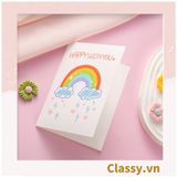  [GIAO HÀNG 7-25 NGÀY] COMBO 200 Thiệp đứng chủ đề Hạnh phúc vui vẻ, chúc mừng 8-3, 20-11, Sinh Nhật, Lễ, Tình Yêu Q1751 