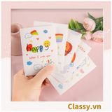  [GIAO HÀNG 7-25 NGÀY] COMBO 200 Thiệp đứng chủ đề Hạnh phúc vui vẻ, chúc mừng 8-3, 20-11, Sinh Nhật, Lễ, Tình Yêu Q1751 