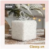  Hộp quà hoặc trang trí cây thông Noel mặt dây chuyền thiên thần cô gái ngôi sao năm cánh Trang trí Giáng sinh Q1769 