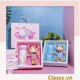 É LẺ túi giấy +Hộp quà lớn quà tặng kích thước 19 * 19 * 8.5cm cho trẻ em (Q488) 