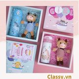  É LẺ túi giấy +Hộp quà lớn quà tặng kích thước 19 * 19 * 8.5cm cho trẻ em (Q488) 