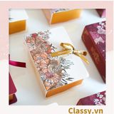  [GIAO HÀNG 7-25 NGÀY] 100 Hộp giấy đựng quà tặng gắn ruy băng Happy Every, đựng son môi, nước hoa, sô cô la Q496 