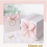  Cuộn 9 mét Ruy băng vải sợi poly kim tuyến sọc dọc cuộn dài 9MÉT, Rộng 25 MM đủ màu sắc Q554 