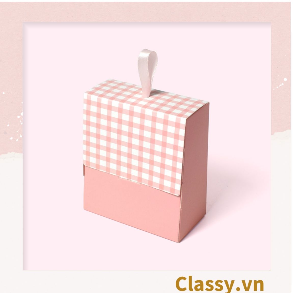  [GIAO HÀNG 7-22763 NGÀY]  Hộp đựng quà Mini (KÈM RUY BĂNG) hình hộp; 9 * 4,5 * 10 cm nhiều họa tiết xinh xắn làm quà tặng Q559 